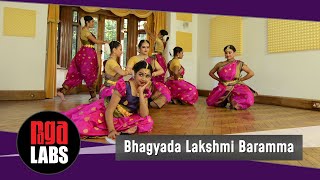 Bhagyada Laxmi Baramma  Bharatanatyam Dance  London Raga Jam [upl. by Trefler]