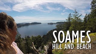 Soames Hill and Beach Sunshine Coast BC Canada [upl. by Zeiger]