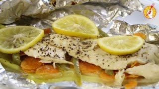 Papillote de Merluza  Recetas con Pescado  Tenedor Libre [upl. by Assiroc]