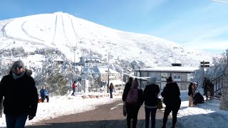 La primera nevada en la sierra de madrid [upl. by Nowujalo662]