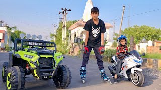 Monster Truck Vs Scates 😃 Kon Jeetega [upl. by Daryle]