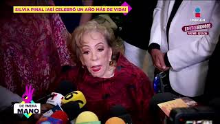 ¡Silvia Pinal CELEBRÓ sus 94 AÑOS junto a sus hijos familia y amigos  De Primera Mano [upl. by Eelirol]