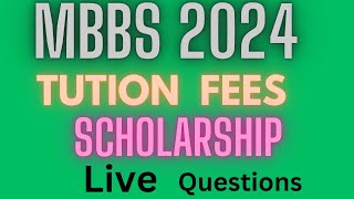 MBBS TUTION FEES 2024 SCHOLARSHIP Live mahadbtscholarship2024 education mbbsbds [upl. by Bill]