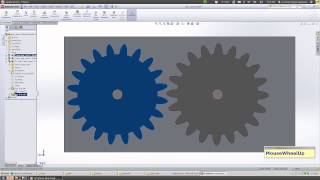 MSE100 Gear Mates in SolidWorks and designing incontext parts [upl. by Derrek]