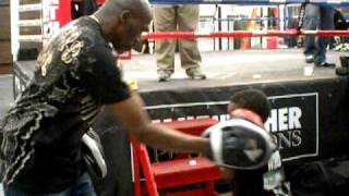 Roger Mayweathers Son Future Champ In The Making [upl. by Adekahs843]