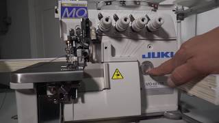 Juki 6816 S  How to oil the machine [upl. by Yendis]