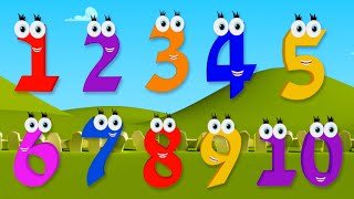 Ten Little Numbers Count 1 to 10 and Fun Learning Video for Kids [upl. by Sremlahc]