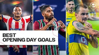 Best Opening Day Goals In ISL 🤌 [upl. by Aigil764]