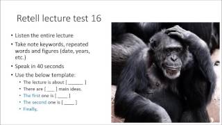 PTE Practice test Retell lecture 16 [upl. by Sherl]