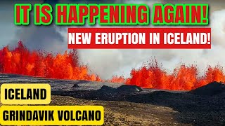 Its Happening Again Volcano Erupts In Iceland A Few Moments Ago Iceland Volcano Eruption 29 May [upl. by Ardekan605]