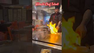 Hibachi Chef Showing His Skills👨‍🍳🔥chef hibachi [upl. by Richey]