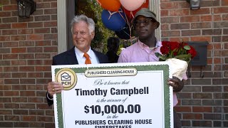 PCH Sweepstakes Winner Timothy C from Decatur GA Wins 1000000 [upl. by Garvey]