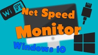 Datenverkehr vom Internet anzeigen  NetSpeedMonitor  Windows 10 [upl. by Feodore]