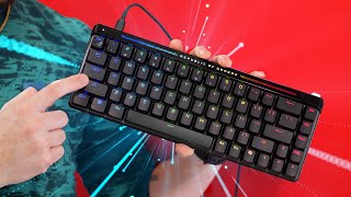 Checking out the new ASUS ROG Falchion ACE HFX Keyboard [upl. by Asiulairam]