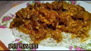 split peas rice recipe [upl. by Suchta249]