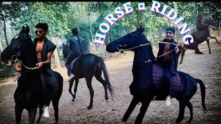 horse ridingBlack Horse My Country My Ride Riding Zone Travel Thirsty Animalex Mo Vlogs [upl. by Aneehsat300]