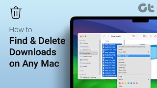 How to Find and Delete Downloads on Any Mac  Clean Up Your Mac By Deleting Downloads [upl. by Sedda]