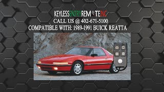 How To Replace Buick Reatta Key Fob Battery 1989 1990 1991 [upl. by Arammahs]