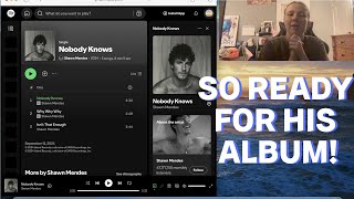 Shawn Mendes quotNobody Knowsquot Reaction [upl. by Elleraj]