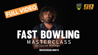 Full Video Fast Bowling Masterclass with Lasith Malinga [upl. by Llenroc]