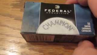 federal champion 22lr ammo review [upl. by Remoh]