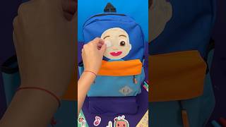 Easy CoComelon Crafts DIY Backpack 123 cocomelon shorts [upl. by Langer]