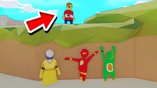 MEJORES ESCONDITES DE PLASTILINA CON NIÑO DE 11 AÑOS 😂 HUMAN FALL FLAT [upl. by Staffan]