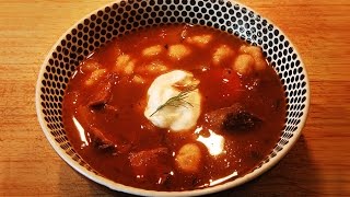 The Best HUNGARIAN GOULASH with CSIPETKE  professional recipe [upl. by Imeka]