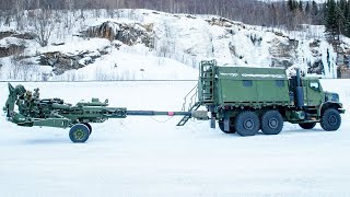 US Marine Corps Military Vehicles for Cold Response 20 in Norway [upl. by Shute]