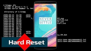 OnePlus 5T Hard Reset [upl. by Freud]