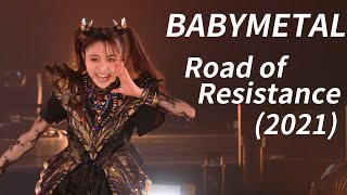 Babymetal  Road Of Resistance Budokan 2021 Live Eng Subs [upl. by Sadie]