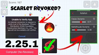 HOW TO FIX YOUR REVOKED SCARLET TO PLAY AGARIO VERSION 2251 NEW METHOD PC 2023 AGARIO MOBILE [upl. by Ellehsal854]