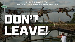 A Message To Royal Marines Recruits [upl. by Akcirederf]