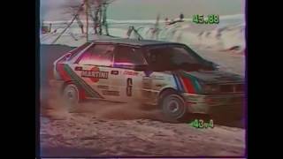 Miki Biasion  Tiziano Siviero Rally Monte Carlo 1987 [upl. by Aibonez]