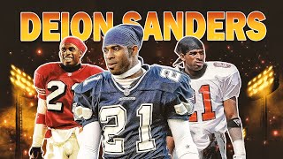 Coach Prime Deion Sanders Career Highlights  The Greatest Shutdown Cornerback of All Time [upl. by Naehs331]