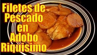 Filetes de Pescado en Adobo Riquisimo  Recetas en Casayfamiliatv [upl. by Aihsekal]