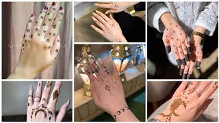 🌷 Simple aesthetic mehndi designs 🌷 aesthetic subscribe [upl. by Nanda571]