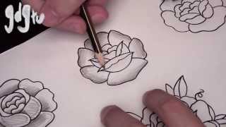 Where to Shade  Shading Techniques for Tattoo Designs [upl. by Tdnerb]