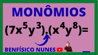 MULTIPLICAÇÃO DE MONÔMIOS [upl. by Alaekim559]