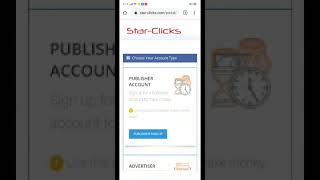 How to create full account on Starclickcom [upl. by Etnoval]