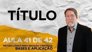 AULA 41 de 42  TÍTULO [upl. by Anees]