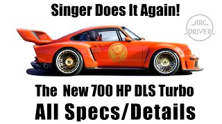 The New 700HP Singer DLS Turbo is an amazing restomod Porsche 911 9345 based on the Porsche 964 [upl. by Meaghan]