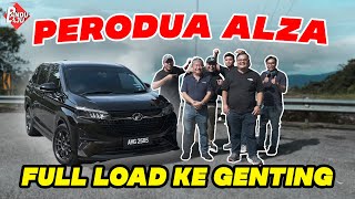 PERODUA ALZA 2022  Larat Ke Naik Genting Dengan Full Load 🤔 [upl. by Paddy788]