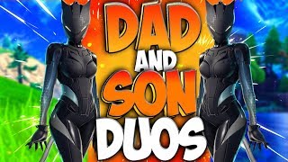 Duos With My 10YearOld Son In Fortnite Battle Royale Tabor Hill and NolanSuperSaiyan Duos [upl. by Paris]