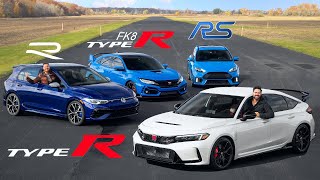 Civic Type R FL5 2023 vs Honda Civic Type R FK8 2021 acceleration battle 0250 [upl. by Delia]