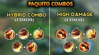 TOP 2 BEST PAQUITO COMBOS TUTORIAL  LEARN HOW TO USE THESE COMBOS  MLBB [upl. by Sible111]