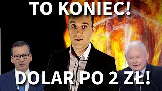 Czy kupić dolary Kurs dolara po 3 zł To Szok po decyzji NBP Upadek EUR Funta Dolara [upl. by Ari]