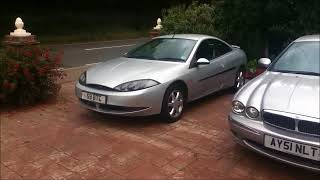 Comparing Jaguar X Type to Ford Cougar 25 V6 versions [upl. by Ennairak]