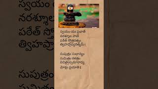 Shivashtakam lyrics  lord Shiva devotional songs  lordshiva devotionalsongs telugulyrics short [upl. by Wildermuth]