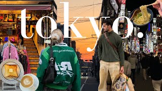 TOKYO VLOG 🇯🇵  Exploring Shibuya Thrifting in Shimokitazawa amp Eating Our Way Through The City [upl. by Ahsym]